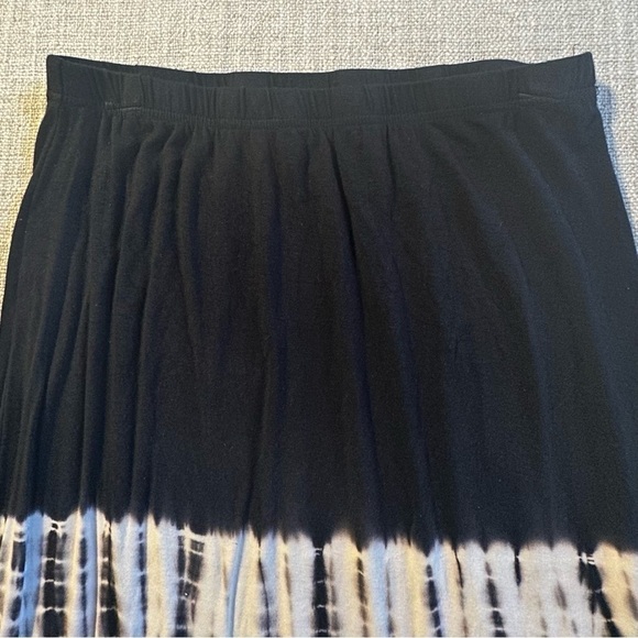 I JEANS BY BUFFALO Black White Tie Dye Long Boho Skirt Bohemian Maxi Women’s S - Picture 2 of 9